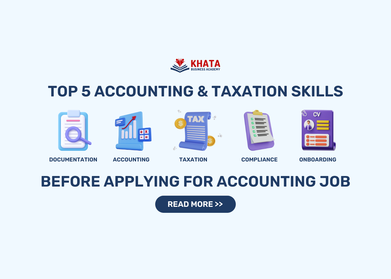 The 5 Corporate Skills that Accountants must learn before applying for a Job